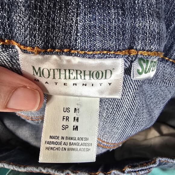 Motherhood Maternity Jeans Women's Medium Blue Bootcut Denim - Picture 7 of 9